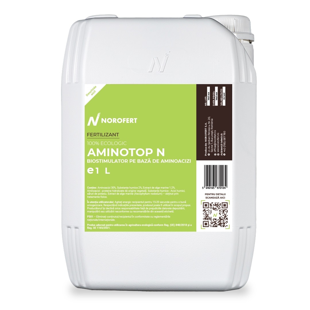 Biostimulator organic cu zinc, 1 L - Aminotop Zn - eMAG.ro