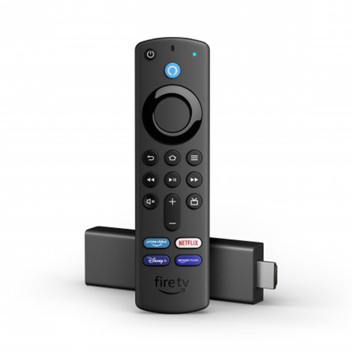 Adaptor Amazon Fire TV Stick, Full HD, 8GB, Wi-Fi, Bluetooth, Negru