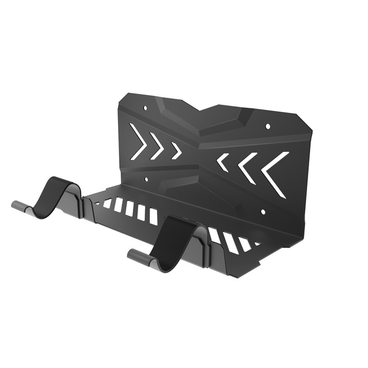 Suport de perete pentru PS5, Metal, Negru