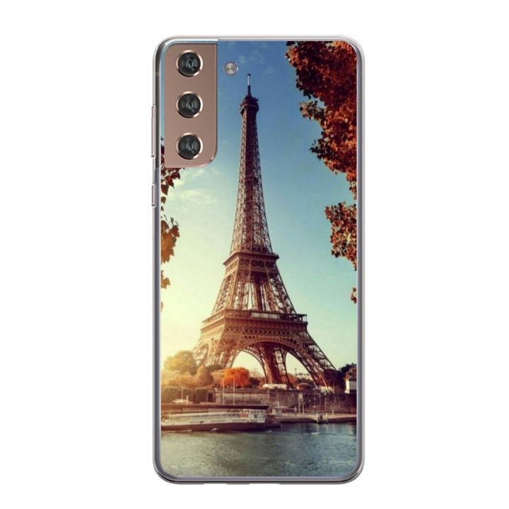 Husa personalizata HQ Print 360 de grade pentru Samsung Galaxy S22 Plus, model Nice View #8, multicolor, S1D1M0209