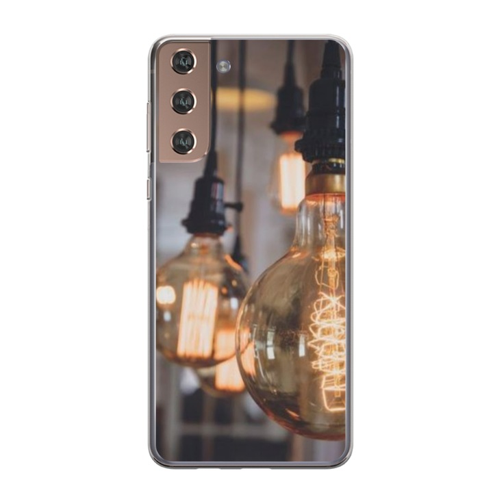 Egyedi HQ Print 360 fokos burkolat Samsung Galaxy S22, villanykörte modellhez, többszínű, S1D1M0322