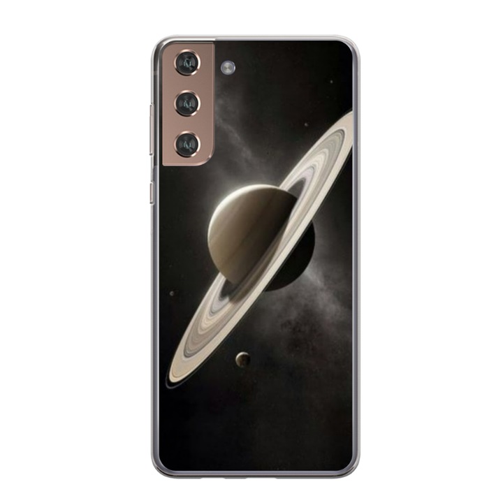 Husa personalizata HQ Print 360 de grade pentru Samsung Galaxy S22 Plus, model Planet #2, multicolor, S1D1M0348