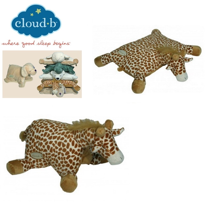 Детска плюшена възглавница - играчка Cloud B, ЖИРАФ