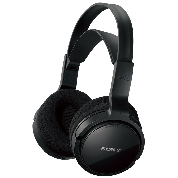 Аудио слушалки Sony MDRRF811RK, Over the Ear, Безжични, Черни/Black
