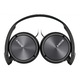Sony MDRZX310APB fejhallgató, DJ típusú, telefon vezérlés, Fekete