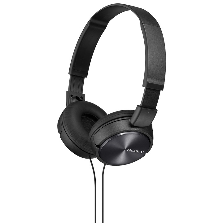 Аудио слушалки On Ear Sony MDR-ZX310B, Черен