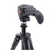 Manfrotto compact action alu állványszett hibrid fejjel, Fekete