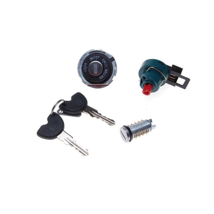 Set complet contact si chei, mecanic si electric, Piaggio zip 4T