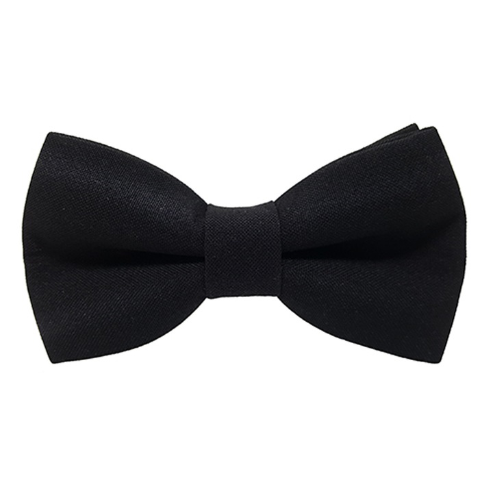 Papion negru mat, Hand Made, Unisex