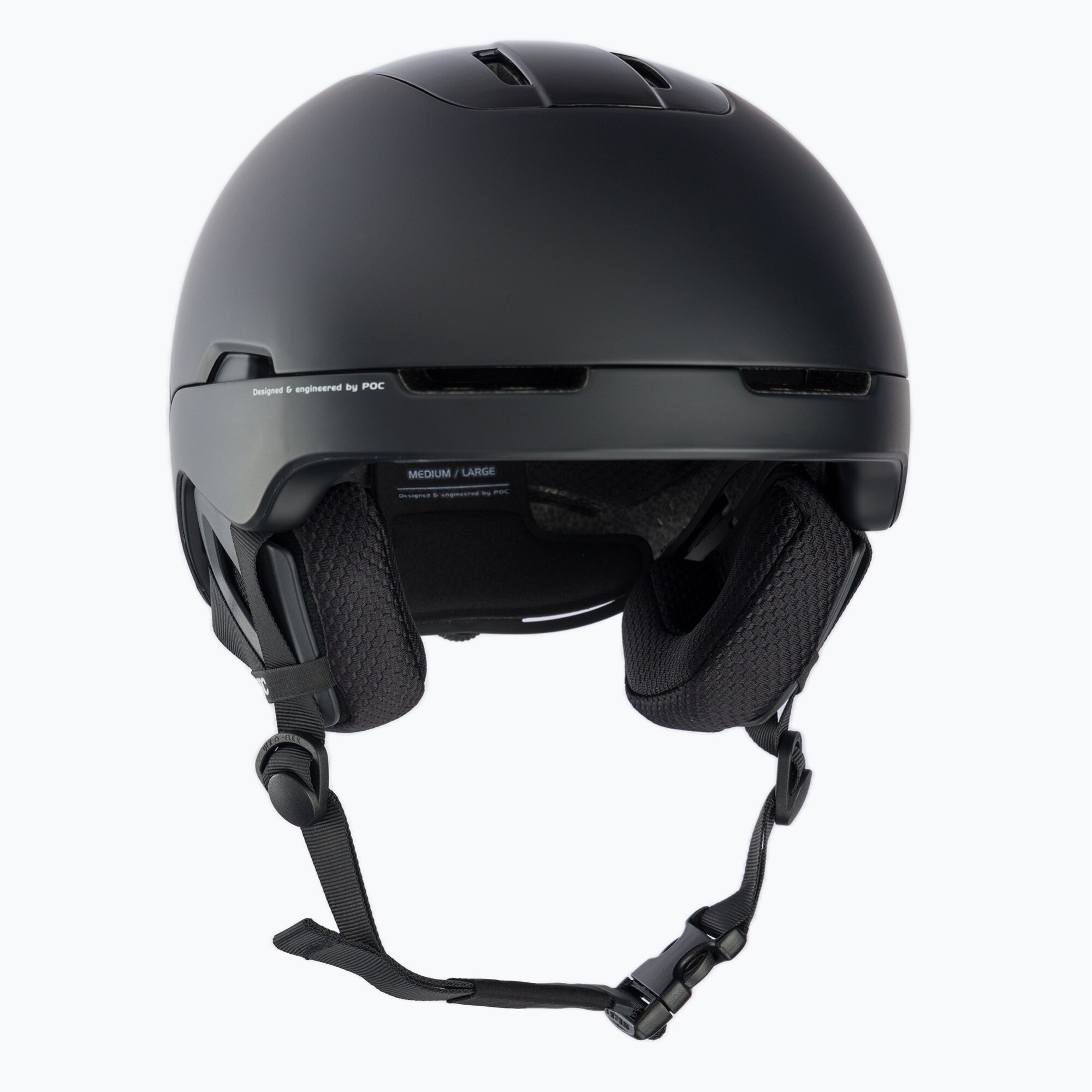 POC Casco da sci unisex Adult Levator MIPS, nero opaco, M-L (55-58 cm