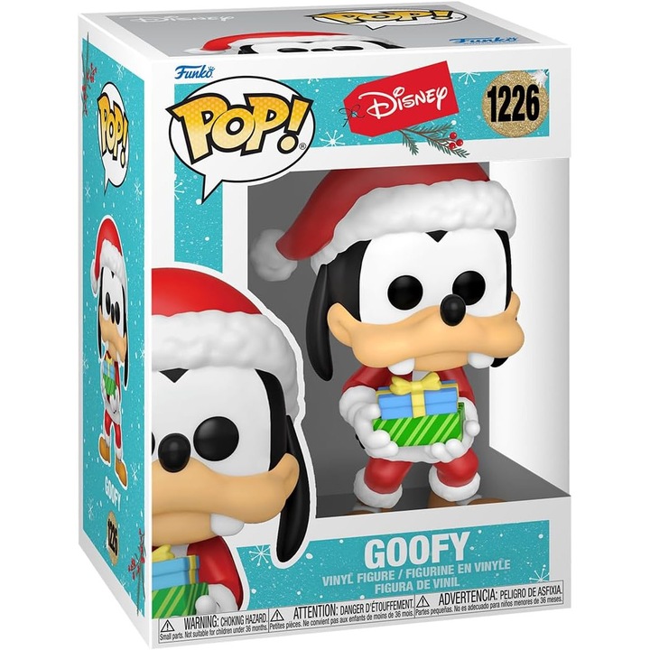 Фигурка - FunKo Pop! Disney Holiday - Гуфи, Червен, 15 см