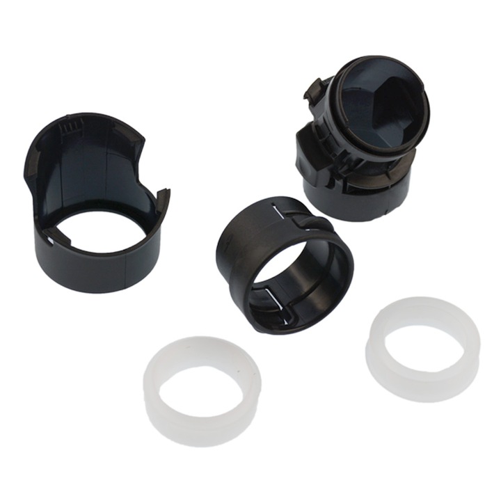 Set 4 Adaptoare aspirator, Compatibil cu Miele, Alb/Negru