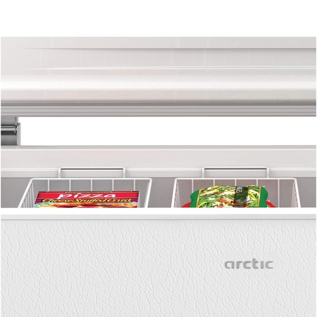 Lada frigorifica Arctic AMO40P40, 360 l, Clasa E, Conditii extreme, Fast Freezing, Alb