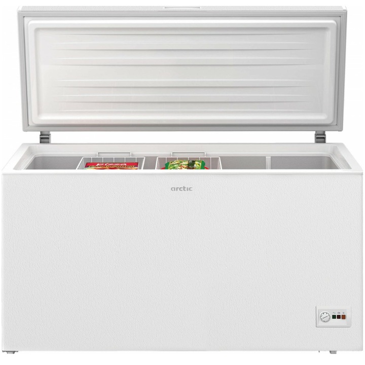 Lada frigorifica Arctic AMO47P40, 451 l, Clasa E, Conditii extreme, Fast Freezing, Alb