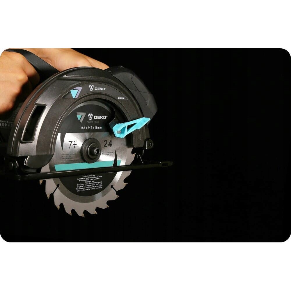 Fierastrau circular, Deko, 1500W, Accesorii incluse, Negru - eMAG.ro