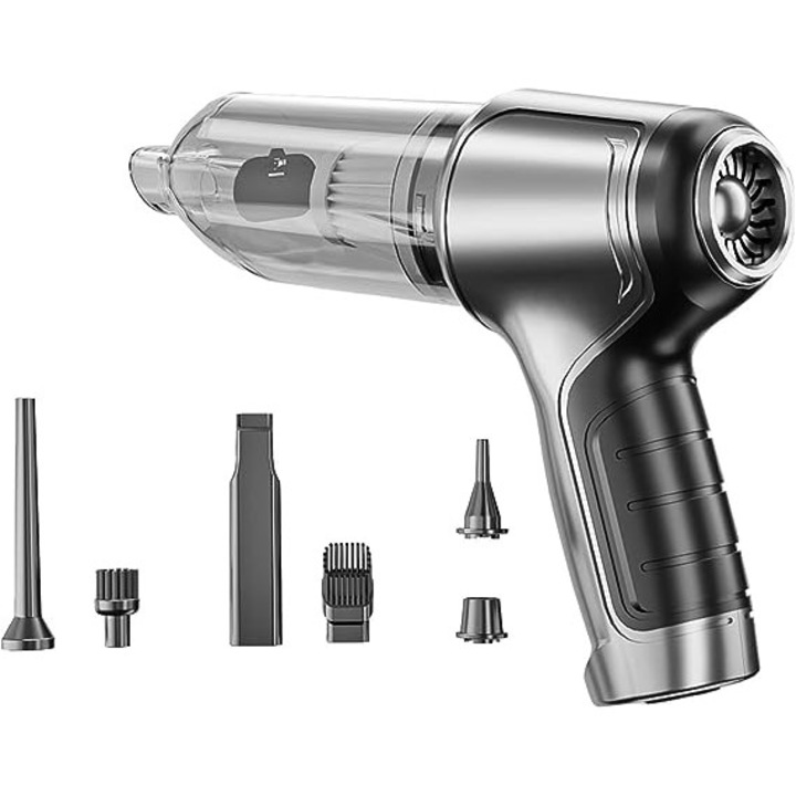 Aspirator de mana, auto, putere 120W, Negru