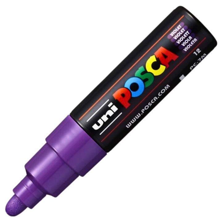 Marker UNI PC-7M Posca 4.5-5.5 mm, Violet