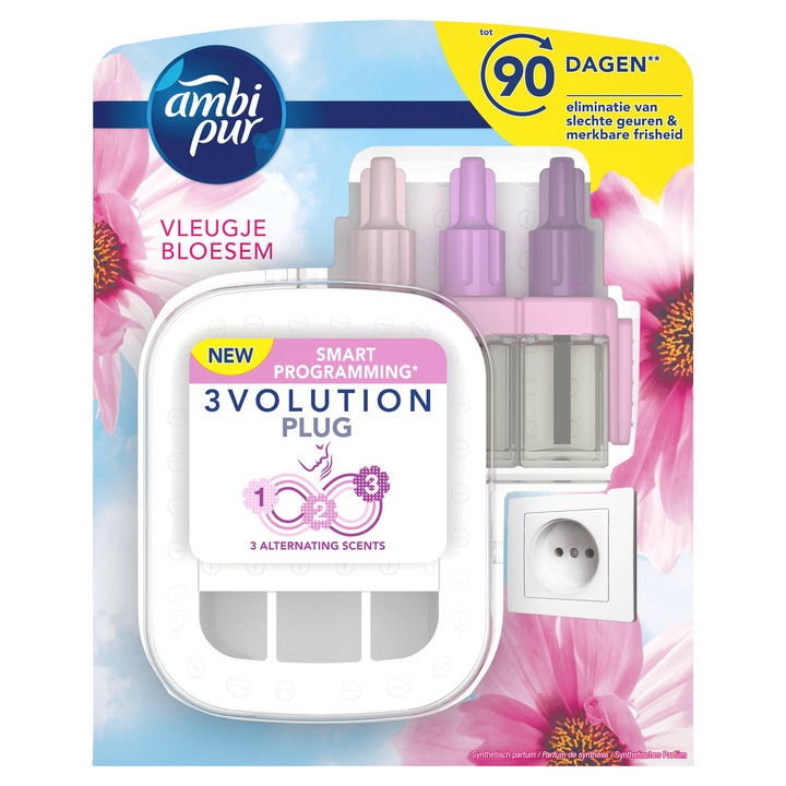Електрически освежител за въздух Ambi Pur 3Volution Infinity Blossom 90 дни