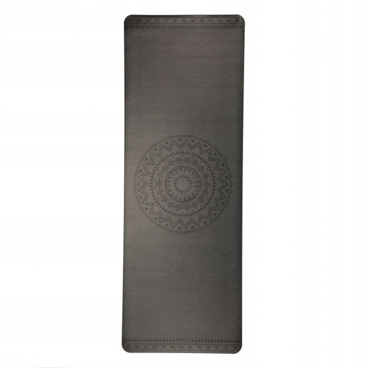 Covoras de yoga, Bodhi Yoga, Phoenix Mandala, 185x66cm, 4mm, gri