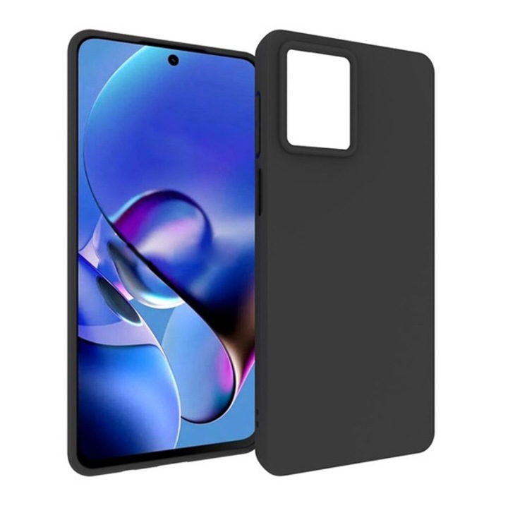 Gigapack szilikon mobiltelefon tok, matt, fekete, kompatibilis: Motorola Moto G54, XT2343-1, / Moto G54 Power, XT2343-6