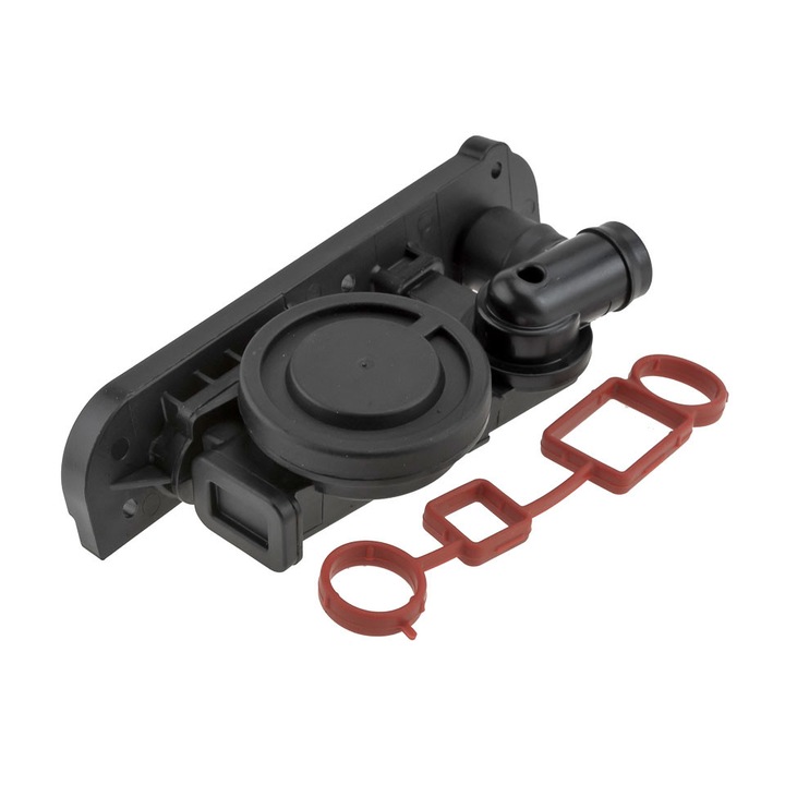 Furtun aerisire bloc motor, Volkswagen Passat B6 2005-2010, Golf V 2004-2009, Golf VI 2009-2013, Jetta III 2005-2010, Eos 2006-2015