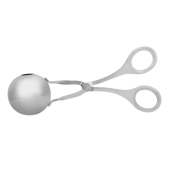 Cleste pentru chiftele, Inox, 8 x 17 cm, 78 g, Argintiu