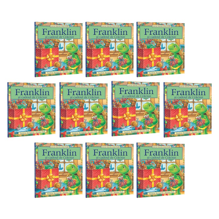 Комплект от 10 книги, Franklin and the Christmas present, Paulette Bourgeois