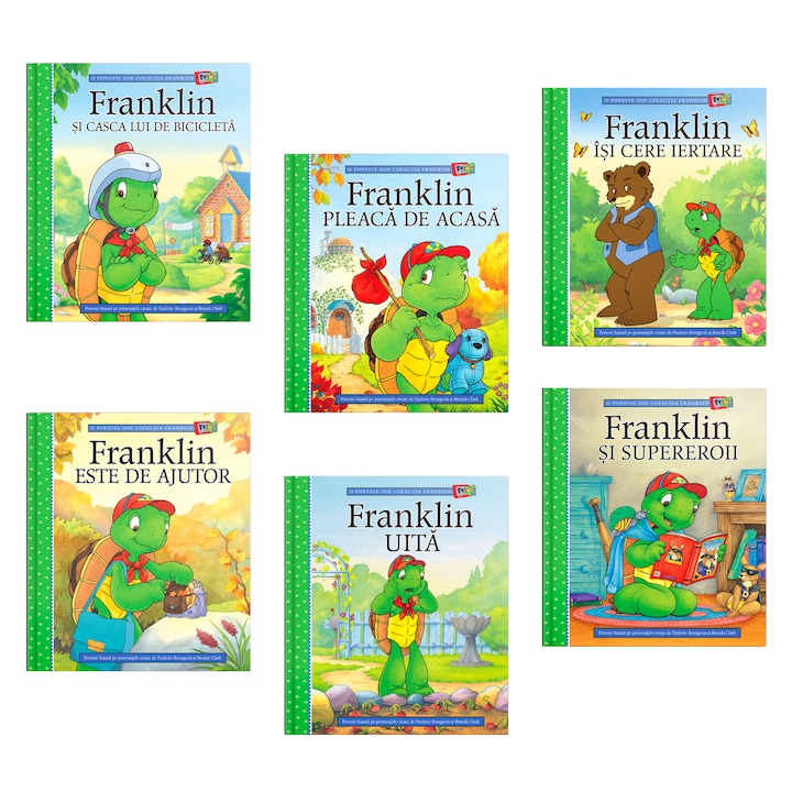 Seria Franklin TV, 6 carti cartonate, Paulette Bourgeois