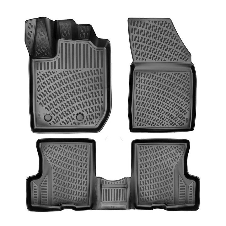 Set 5 piese Covorase Auto Cauciuc TPE Pentru Dacia Duster II 2022-, CED AUTO TRADE ®