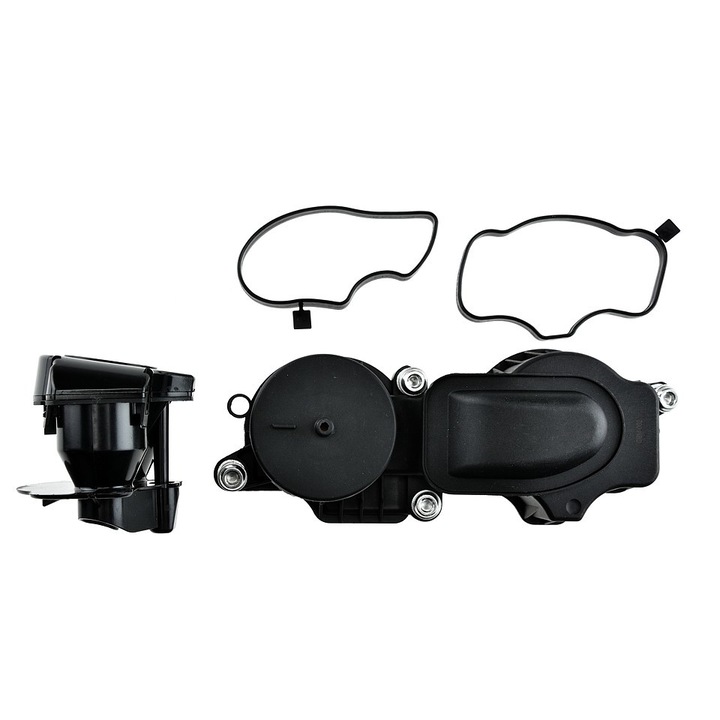 Set supapa cu filtru epurator si separator ulei, ventilatie bloc motor, BMW Seria 3 E46 2002-2008, Seria 5 E60/E61 2002-2010, Seria 7 E65/E66/E67 2002-2006, X5 E83 2003-2007