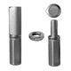 Set 2 balamale sudabile pentru porti batante cu umar si rulment, Grosime 25mm, Lungime 120mm