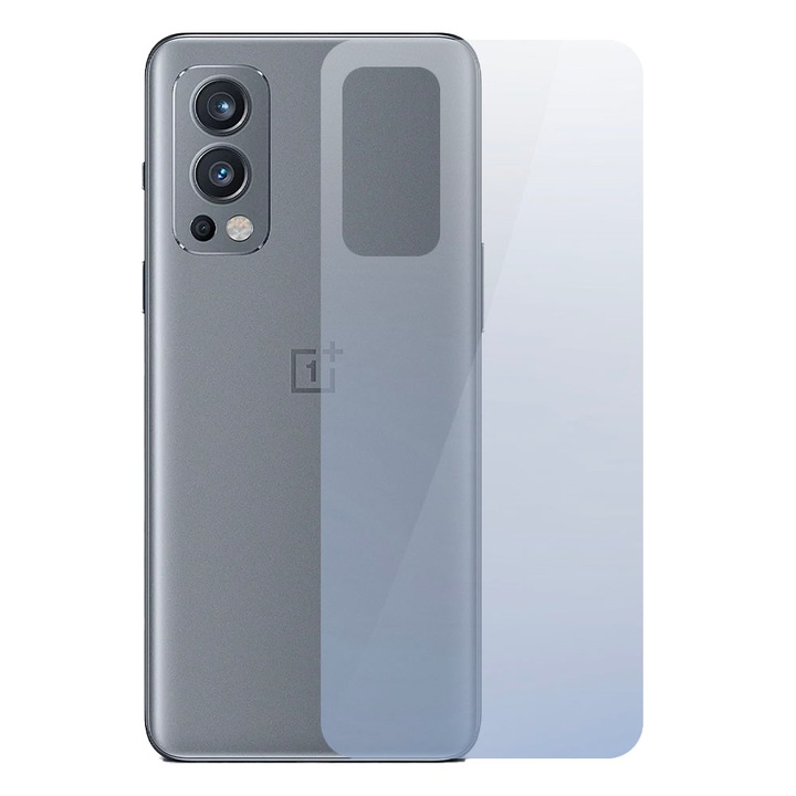 InvisibleBack fólia kompatibilis a OnePlus Nord 2 5G-vel, Hátlap védelem, Szilikon polimer, Prémium ragasztó, Könnyű felhelyezés, Folyadékmentes, Regenerálható, Teljes ragasztó