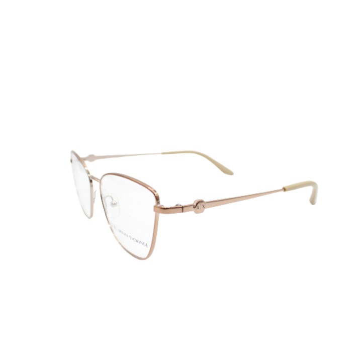 Рамки за очила, Armani Exchange, AX 1063 6103, котешко око, кафяви, метални, 53 mm x 16 mm x 145 mm