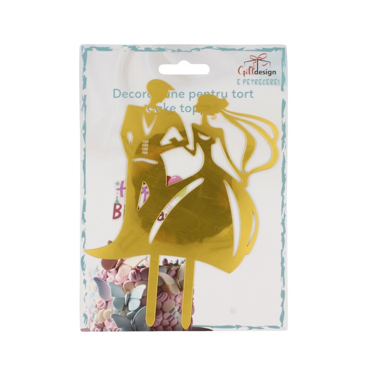 Cake Topper tort model mire si mireasa