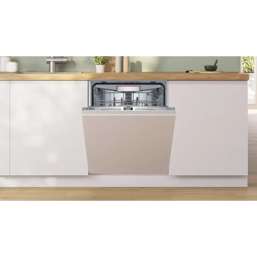 Masina de spalat vase complet incorporabila BOSCH 3SMV6ZCX18E, Seria 6, 60 cm, Seria B, PerfectDr, Max Flex Pro, VarioDrawer Pro, Sistem Rackmatic triplu, AquaStop, EcoSilence Drive