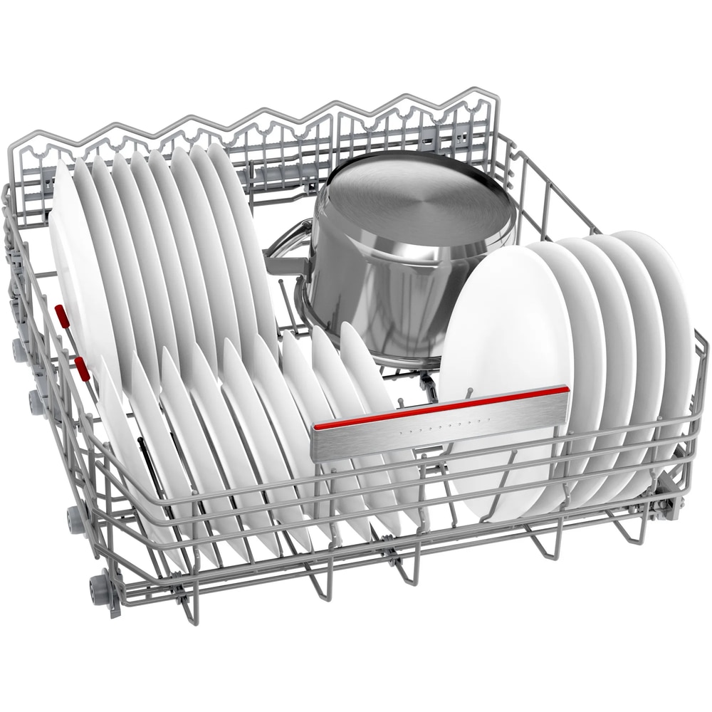 Masina de spalat vase complet incorporabila BOSCH 3SMV6ZCX18E, Seria 6, 60 cm, Seria B, PerfectDr, Max Flex Pro, VarioDrawer Pro, Sistem Rackmatic triplu, AquaStop, EcoSilence Drive