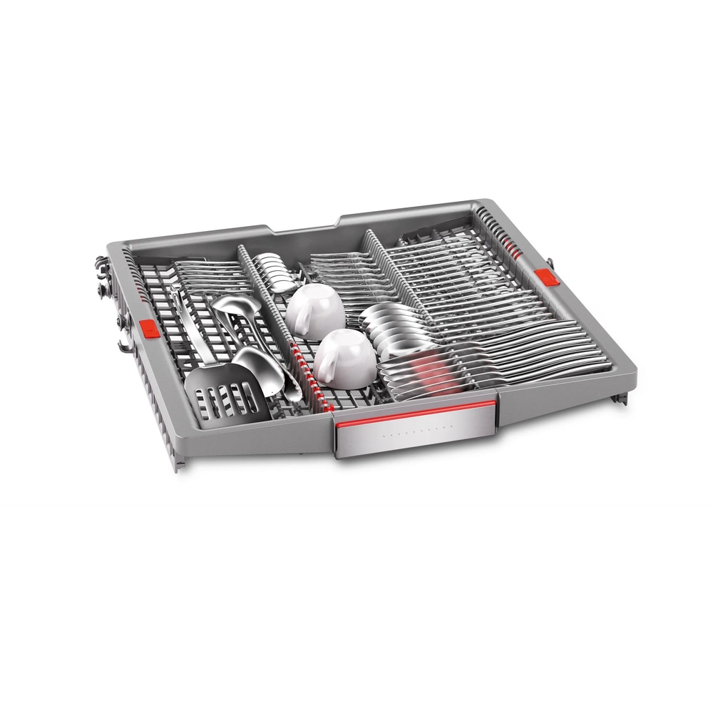 Masina de spalat vase complet incorporabila BOSCH 3SMV6ZCX18E, Seria 6, 60 cm, Seria B, PerfectDr, Max Flex Pro, VarioDrawer Pro, Sistem Rackmatic triplu, AquaStop, EcoSilence Drive