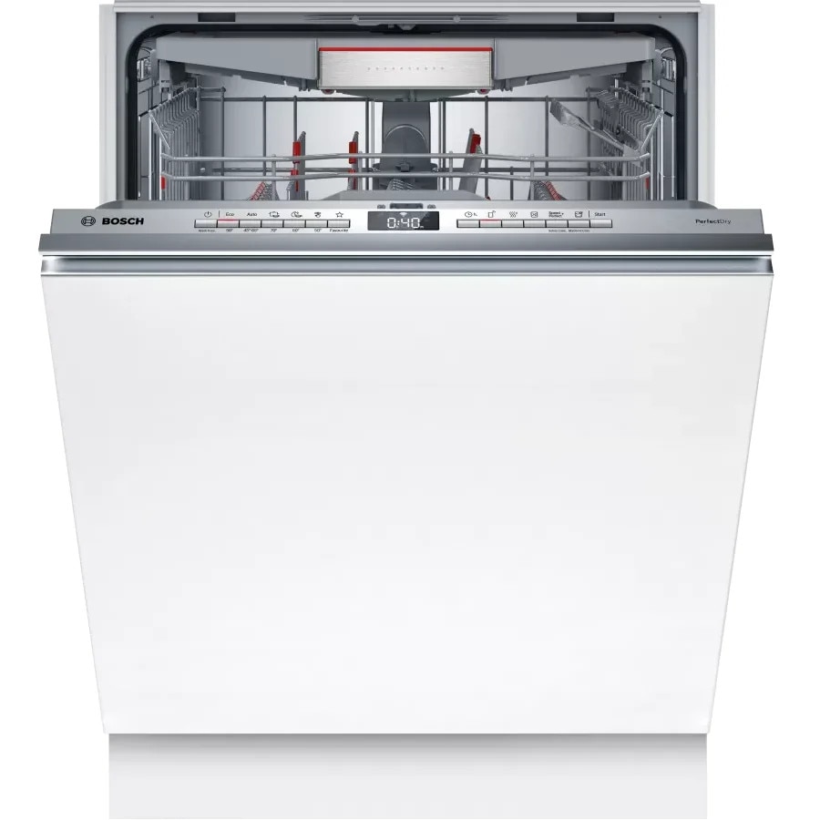 Masina de spalat vase complet incorporabila BOSCH 3SMV6ZCX18E, Seria 6, 60 cm, Seria B, PerfectDr, Max Flex Pro, VarioDrawer Pro, Sistem Rackmatic triplu, AquaStop, EcoSilence Drive