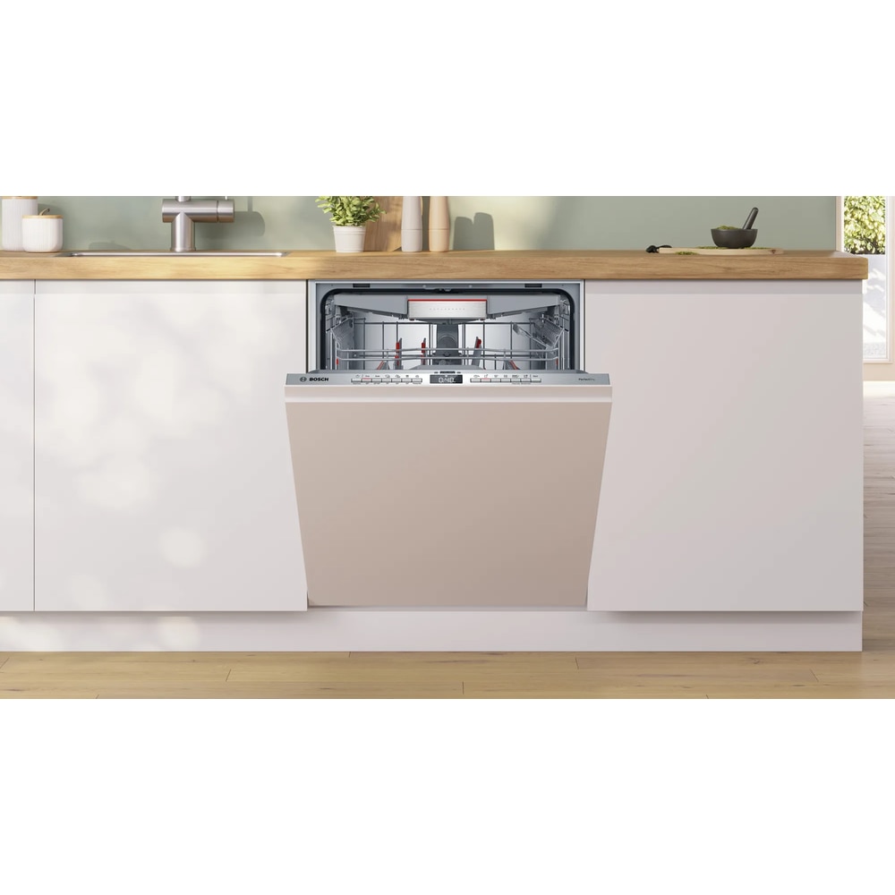 Masina de spalat vase complet incorporabila BOSCH 3SMV6ZCX18E, Seria 6, 60 cm, Seria B, PerfectDr, Max Flex Pro, VarioDrawer Pro, Sistem Rackmatic triplu, AquaStop, EcoSilence Drive