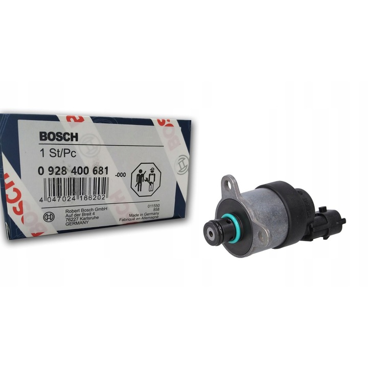 Üzemanyagnyomás-szabályozó érzékelő, Bosch, Kompatibilis Volvo/Citroennel, Fekete/Ezüst