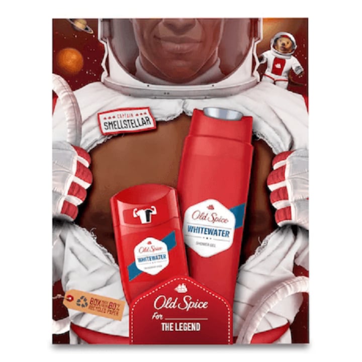 Комплект Old Spice Astronaut, душ гел Whitewater 250 мл + дезодорант Whitewater стик 50 мл