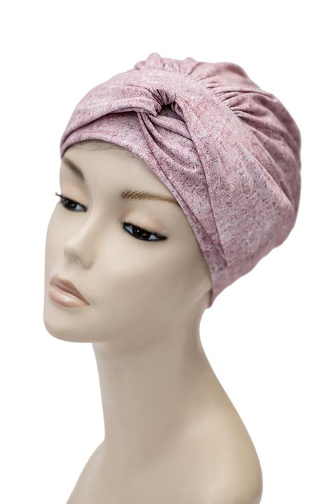Turban Nicoletta, Atelier de Creation Lidia, Viscoza, Roz, Universal