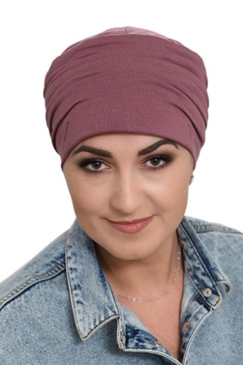 Turban, Atelier de Creation Lidia, Viscoza, Roz, One Size