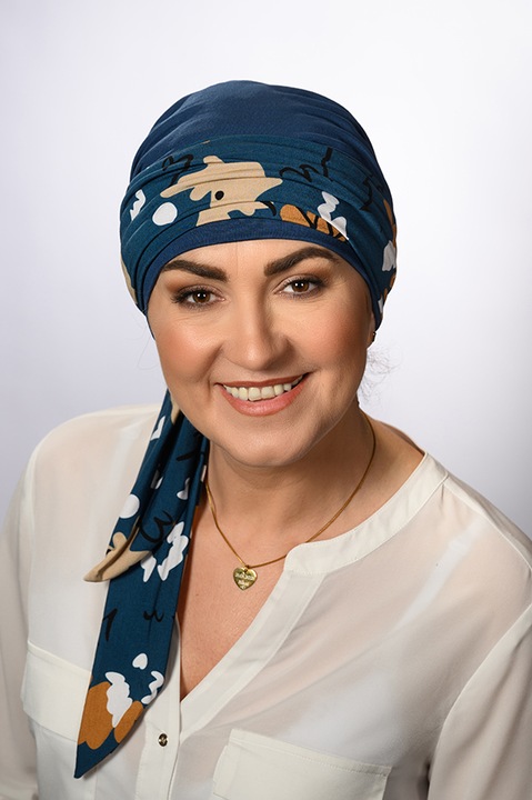 Turban JOLA B100+B346 dama, Atelier de Creation Lidia, Fibre de bambus, Multicolor, Universal