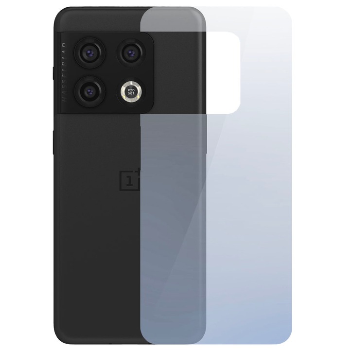 Фолио InvisibleBack, съвместимо с OnePlus 10 Pro, Защита на задния капак, Силиконов полимер, Премиум лепило, Лесен монтаж, Без течност, Регенерируем, Пълно лепило
