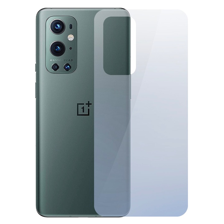 Фолио InvisibleBack, съвместимо с OnePlus 9 Pro, Защита на задния капак, Силиконов полимер, Премиум лепило, Лесен монтаж, Без течност, Регенерируем, Пълно лепило