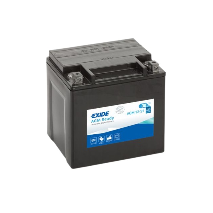 Акумулатор за мотоциклет Exide, 12 V, 30 Ah, 430 A, 175 x 126 x 166 мм