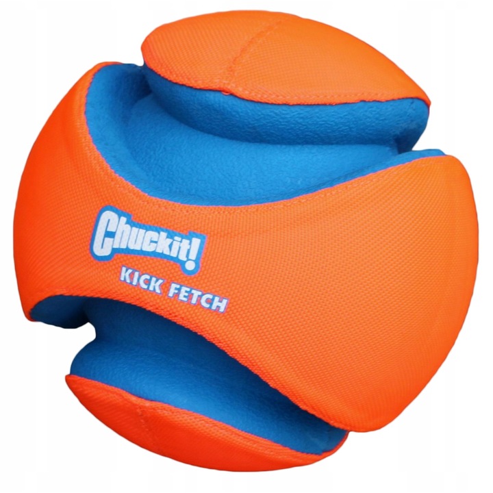 Minge caini, Chuckit, Spuma, 19cm, Portocaliu/Albastru