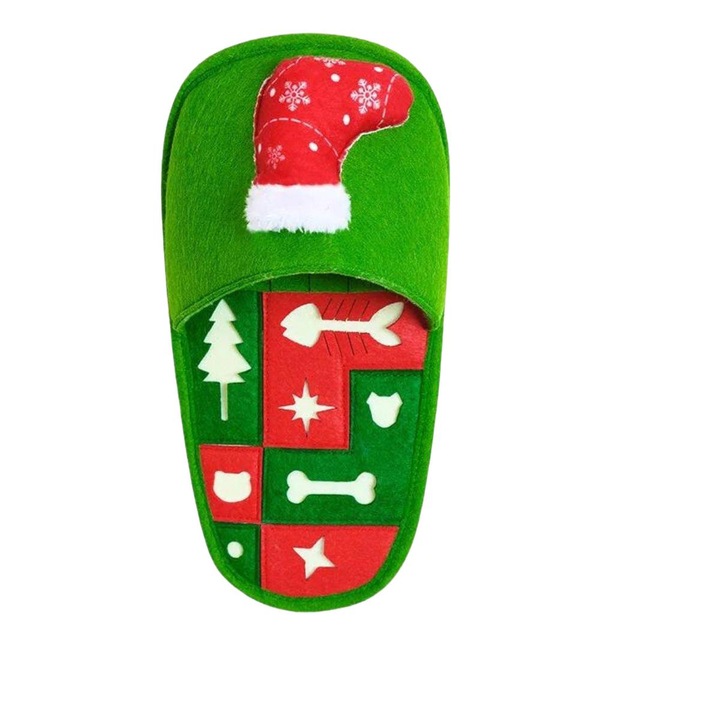 Jucarie papuc pentru caini, Wesolypupil, Textil, Multicolor