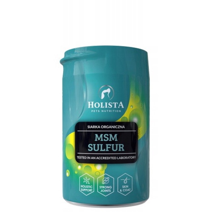 Msm Sulfur pentru caini si pisici, Holista, 250g